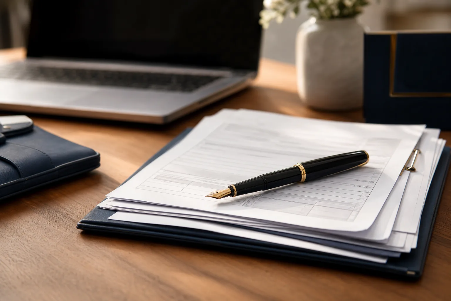 Paperwork and a small fee for an FR-44 filing