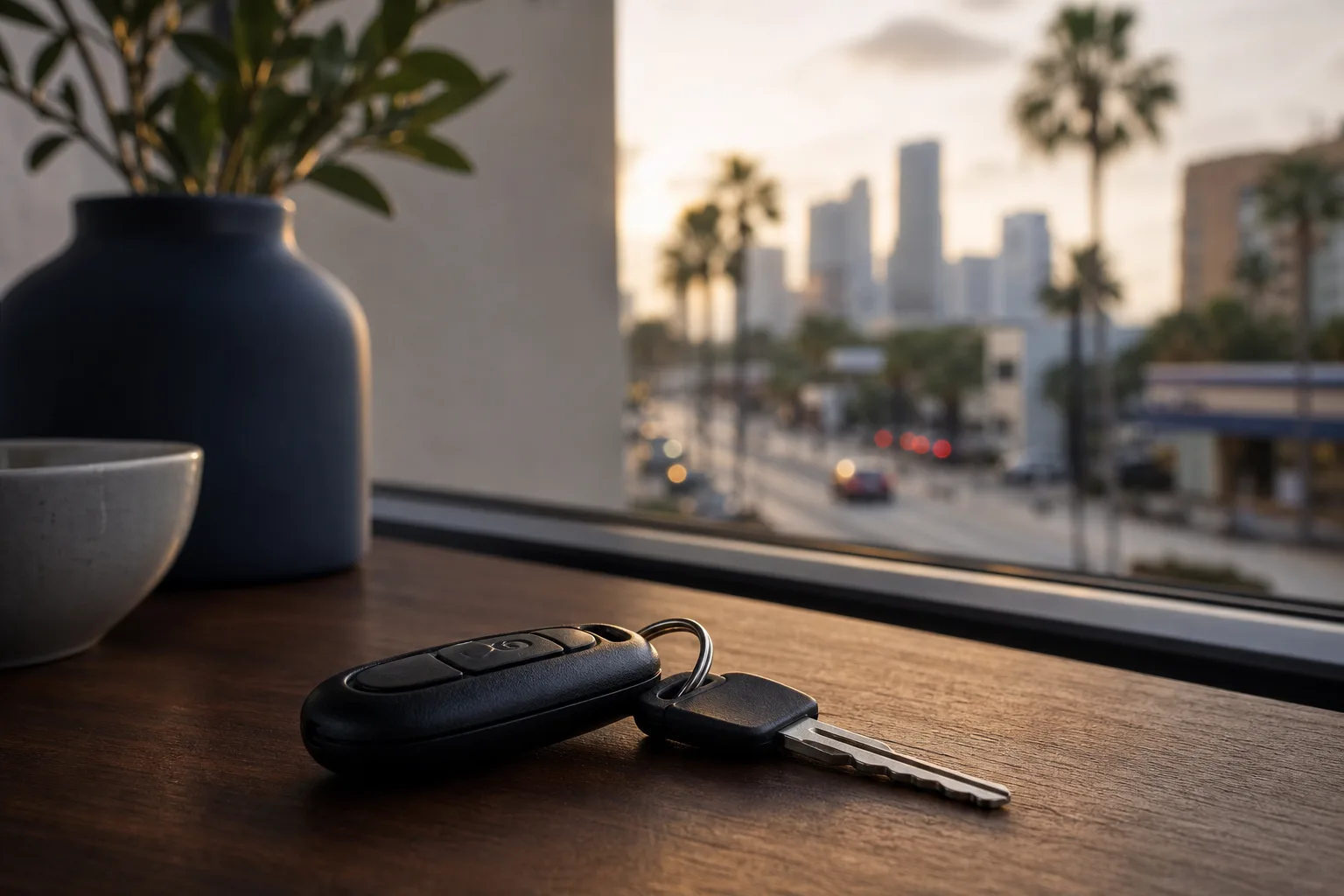 Car keys representing non-owner FR-44 coverage for a Tampa driver